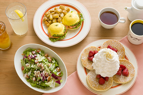 Eggs 'n Thingsから少人数から大人数までお得にシェアする