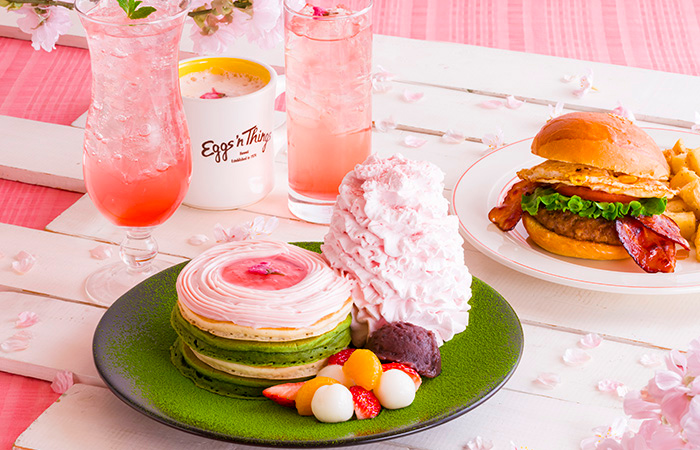 桜満開！心ときめく春のパンケーキが登場！「桜ブロッサムパンケーキ
